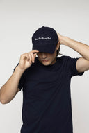 Script Navy Hat