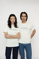 Script Cream T-Shirt