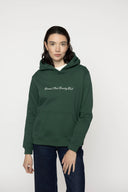 Script Green Hoodie