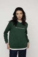 Script Green Sweatshirt