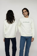 Script Cream Sweatshirt