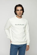 Script Cream Sweatshirt