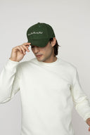 Script Green Hat