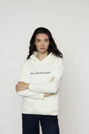 Script Cream Hoodie