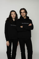 Script Black Hoodie