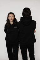 Modern Black Hoodie
