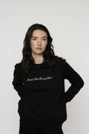 Script Black Sweatshirt