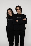 Script Black Sweatshirt