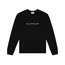 Script Black Sweatshirt